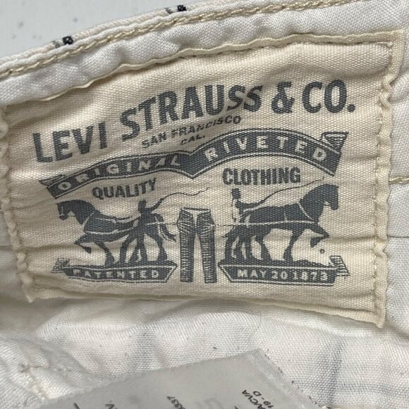 Levi's 569 Plaid Cargo Shorts Men's‎ 31 Half Pants Preppy Window Pane - Picture 3 of 10